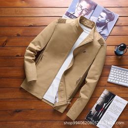 Jackets 2022 Autumn Men Cotton Lightweight Coat Fashion Clothing Streetwear Bomber Pure Y2211