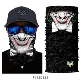 Bandanas Halloween Decoration Face Mask Bandana Bicycle Ski Skull Half Ghost Sport Scarf Neck Gaiter Hiking Scarves