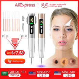 Face Care Devices Skin Tag Remover Laser Plasma Pen Dark Spot Mole Wart Electric Tattoo Freckle Nevus Black Spots Removal 221104