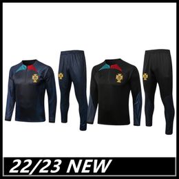 2022-2023 Portuguese Men soccer tracksuit jacket 2223 Portugues JOAO FELIX survetement football training suit jogging chandal futbol