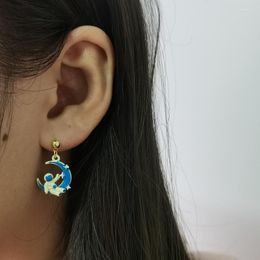 Dangle Earrings Creative Space Drop For Women Funny Design Ear Piercing Unique Fashion Jewelry Holiday Gift Boy Girl Accessori 2022