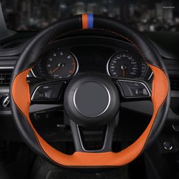 Steering Wheel Covers Cloth Weaving Cover High Quality Automobile Steering-Wheel Braid For Universal Cars 15 Inch 38cm