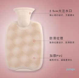 2022 new soft comfortable Hot Water Bag PVC hand bag plush cloth cover 1000ml top high quality
