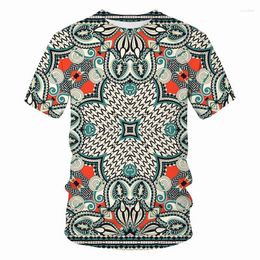 Men's T Shirts 2022 Fashion Gorgeous Print Men Summer Streetwear Hip Hop Brand Europe And America Big Size