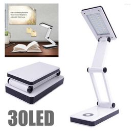 Table Lamps 30led Foldable Lamp Portable USB Charging Energy Saving Reading Light 5w Rechargeable Led Desk For Student Used