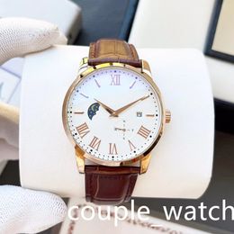 2022 Boutique men's watch automatic mechanical movement 316 stainless steel case leather belt 40MM noble watch