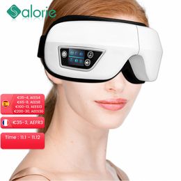 Eye Massager Foldable Eye Massager Air Pressures Fatigue Relieve Vibration Compress Tool Heating Bluetooth Music Relieves Fatigue 221104