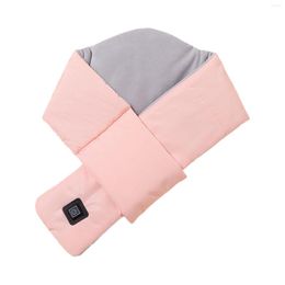 Bandanas Heated Scarf 3 Heating Levels And Power Bank Winter Warm Electric For Men Women 4 Color