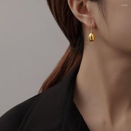 Dangle Earrings European And American Simple Water Drop Metal 2022 Korean Fashion Jewellery For Women's Girl Temperament