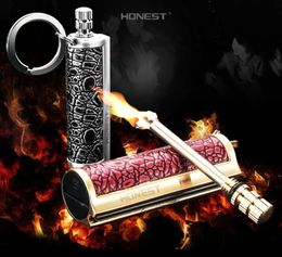 The latest 6.3CM match kerosene lighter creative personality metal waterproof gift box a variety of styles to choose support customized logo