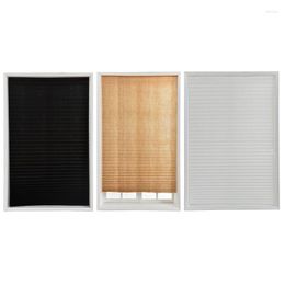 Curtain Soft Bedroom Blackout Curtains Cordless Light Filtering Pleated Fabric Shade Easy To Cut And Instal Window