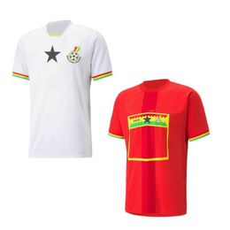 2022 Ghana Soccer Jerseys Maillot de foot J.AYEW A.AYEW Camiseta de futbol Wakaso GYAN THOMAS National Team Kids Kit football shirt
