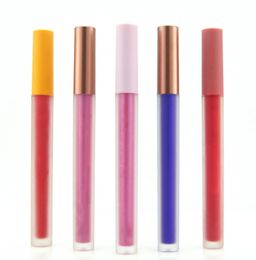 1.5ml Frosted Refillable Plastic Lip gloss Bottle Containers With Wand For DIY Balm Lipstick