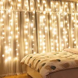 Strings 6x3/3x3/3x1m LED Icicle String Lights Christmas Decorations Outdoor Home Wedding Party Decor Fairy Garden Holiday Curtain