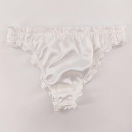 Underpants Briefs Bikini Soft Underwear Pure Silk Breathable Women Comfortable Knickers Multicolor Panties