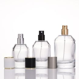 Wholesale Empty Glass Travel Outdoor Refillable bottle Portable Perfume Liquid Atomizer Spray Bottle Cosmetic 30ml 50ml 100ml