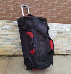 Duffel Bags BeaSumore Large Capacity Shoulders Travel Bag 2732 inch Student Rolling Luggage Backpack Men Business Trolley Suitcases Wheel 221105