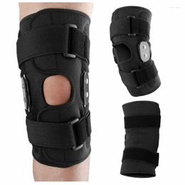 Knee Pads 1 Pcs Adjustable Hinged Brace Patella Support Sleeve Wrap Cap Stabiliser Sports Running Gym Protector