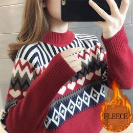 QNPQYX New Basic Sweater Women Mock Neck Geometric Tops Autumn Winter Long Sleeve Pullover Casual Bottoming knitted Shirts Warm Jumpers