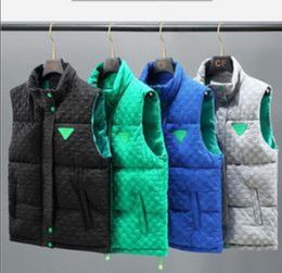 Men's Vests Designer Autumn Winter Down Cotton Thickened Korean Fashion Coat Women Sleeveless Jacket Warm Casual Vests