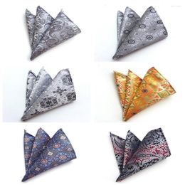 Bow Ties Unique Design Explosion Quality High Polyester Silk Pocket Square Handkerchief Fashion Boutique Men's Towel