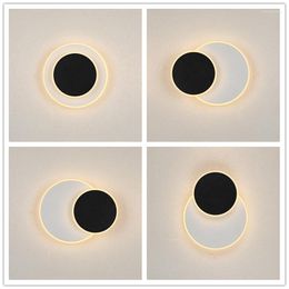 Wall Lamps Modern Led Lights Sconce For Dining Living Room Bathroom Kitchen Bedroom Lamp Black Staircase Corridor Aisle Lighting