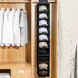 Storage Boxes 10 Layers Hanging Bag Closet Wardrobe Organizer Clothes Door Pocket Creative Household Underwear Shelves