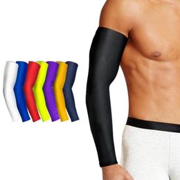 Knee Pads Men High Elastic Basketball Arm Sleeves Armband Soccer Volleyball Elbow Support Brace Sports Accessories Women Safety