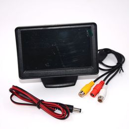 Car Monitor Screen for Parking Rear View Reverse Camera TFT LCD Display HD Digital Color 4.3 or 5 Inch PAL NTSC