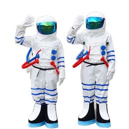Christmas Spaceman Astronaut Mascot Costume Cartoon Character Outfit Suit Halloween Adults Size Birthday Party Outdoor Outfit Charitable activities