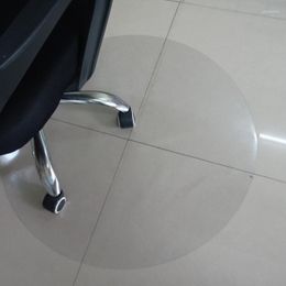 Halılar Yaratıcı Alfombra PVC Zemin Mat Şeffaf Ahşap Koruma Alan Kalı Kamartma Paspasları 1.0mm Plastik Yuvarlak Halı Halı