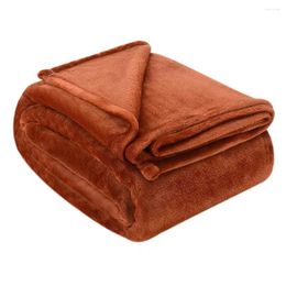 Blankets Fleece Blanket Fuzzy Anti-Static Sofa Cover Bedspread Simple Style Bedding Throw Home Office Supplies Bedroom Living Room