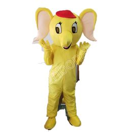 halloween Elephant Mascot Costumes Cartoon Character Outfit Suit Xmas Outdoor Party Outfit Adult Size Promotional Advertising Clothings