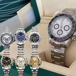 Relogio Мужские часы 116500 Автоматические механические часы с оригинальной коробкой Спортивные наручные часы Montre Luxe из нержавеющей стали