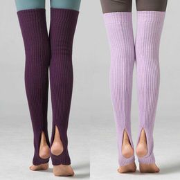 Socks Hosiery 1 Pair Women Girls Leg Warmers Socks Long Footless Socks Winter Autumn Dance Ballet Stocks T221107