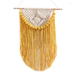 Tapestries Woven Macrame Wall Hanging Tapestry Gorgeous Chic Bohemian For Home House Decor Living Room Apartment Decoration