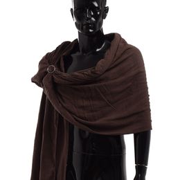 Scarves Men Mediaeval Scarf Hood Brown Black Blue Wrap Cloak Primitive Neckerchief Sjaal Middle Ages Mittelalter Shoulder Cowl 221105