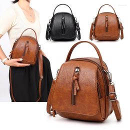 Duffel Bags Women Shoulder Travel Solid Colour Korean Crossbody Bag Fashion Mini Top Handle Box Handbags Ladies PU Leather