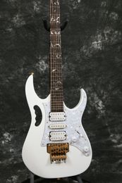 Electric Guitar Jem Serise 7V White Colour Gold Hardware H-S-H Pickups 24 Frets