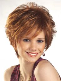 Hair Lace Wigs Women's Short Hair Wig ffy High Temperature Silk Head Cover