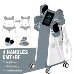 RF Emslim Neo EM Body Shaping Machine Professional 4 Handles Emslim Lose Weight Butt Lift Fat Removing Pelvic Floor Muscle Stimulator For Fitness