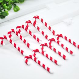 Christmas Decorations 24pcs For Home Hanging Candy Cane Tree Pendants Children's Toys Cake Topper Year Noel Decor