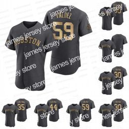 Baseball Jerseys 2022 All-Star Game Gold Baseball Jersey Bryan Abreu Yordan Alvarez Justin Verlander Kyle Tucker Jeremy Pena Aledmys Diaz Chas McCormick Jose