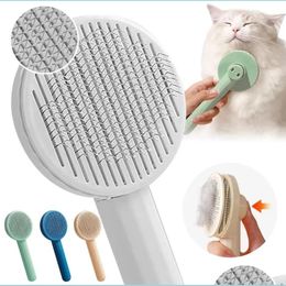 Cat Grooming Cat Brush Comb Removal Cats Cleaning Supplies Grooming Toolsmatic Hair Clippers Dog Accessories Wholesale Drop Delivery Dhq6E