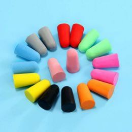 10 pairs of soft earplugs casual modeling color bright plasticity slow rebound waterproof noise isolation