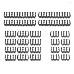 Computer Cables 24pcs/set 24pin 8pin 6pin Office Dresser Home Network Wire Management Sleeved Organiser Clip Clamp