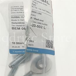 German DURBAL rod end joint bearing BEM08-20-502L male thread reverse wire M8