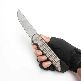 Kwaiback Folding Knife Custom Sharp S35VN Blade Flipper Practical Pocket EDC Personalised Titanium Handle Tactical Outdoor Equipment Hunting Survival Tools