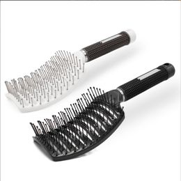 Curved Vented Styling Hair Brushes Detangling Thick Hair Massage Blow Drying Brush