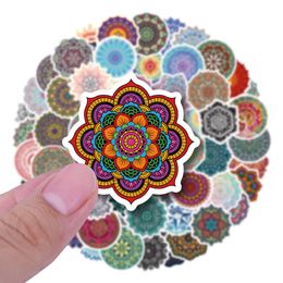 60PCS Mixed Skateboard Stickers Flower Pattern For Car Laptop Pad Bicycle Motorcycle Helmet PS4 Phone DIY Decals Pvc Guitar Sticker